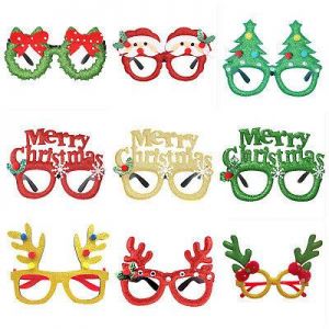 12 Pack Christmas Novelty Sunglasses Fancy Dress Glasses Party Photo Booth Props