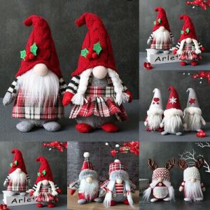 Fashion Luxury Shop Christmas Christmas Swedish Santa Claus Gnome Plush Doll Xmas Ornament Gift Home Decor UK
