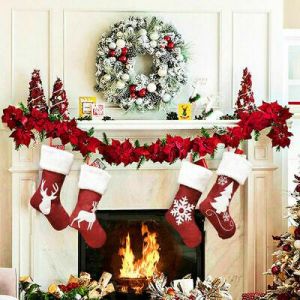 Fashion Luxury Shop Christmas Christmas Stockings Hanging Tree Door Ornament Xmas Prop Party Home Decor Decor