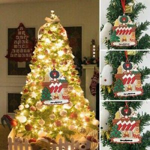 Fashion Luxury Shop Christmas Christmas Tree Ornaments Santa Claus Xmas Hanging Pendant Family Decoration