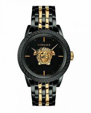 Mens Ion Plated Black Versace Watches Palazzo Empire VERD01119