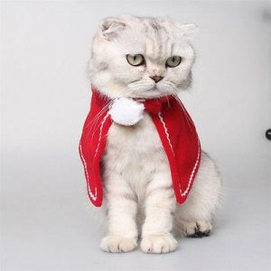 Pet Dog Cat Cloak Cape Costume Fancy Dress Clothes For Christmas Costume BB