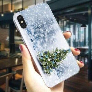 Fashion Luxury Shop Christmas Christmas Mobile Phone Case Cover for iPhone 8 XR Xs Max X 5 5S SE 7 6 6S Plus