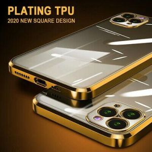 Fashion Luxury Shop Phone cover For iPhone 13 12 11 Pro Max XS XR X 8 7 Slim Plating Clear Soft TPU Case Cover