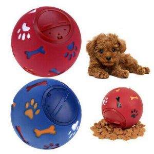 Fashion Luxury Shop Pets Pet Ball Puzzle Toy Food Dispenser Tough-Treat Ball For Dog Interactive Play Toy