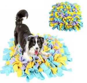 Fashion Luxury Shop Pets Dog Snuffle Mat Sniffing Treat Foraging Dispenser Mats Puzzle Slow Feeder Toy