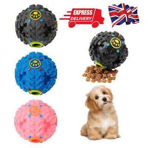 Pet Puzzle Toy Food Dispenser Tough-Treat Ball Dog Interactive Puppy Play Toy