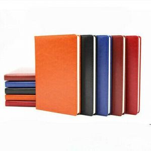 A5 Journal Notebook Notepad PU Leather Ruled Lined Planner Diary 120 Sheets