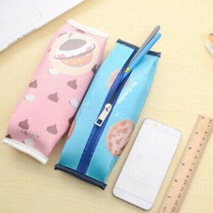 Fashion Luxury Shop office Creative Cookies Pen Bags Waterproof Stationery Bags Pencil Case School Supplies