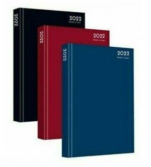 2022 diary A4/A5/A6 Page a Day/Week to View Diary Hardback Case bound Back cover