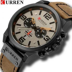 Fashion Luxury Shop watches CURREN Men Watch Top Brand Men Military Sport Wristwatch Leather Quartz Watches