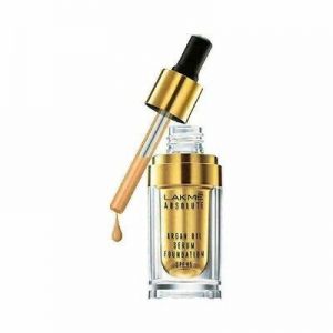 Lakme Absolute Argan Oil Serum Foundation SPF 45 Ivory Cream Warm Crème 15ml