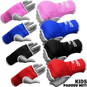 Kids Boxing Padded Gloves Hand MMA Fight Fist Protector Training Mitts One Size