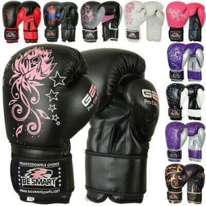 BeSmart Kids Boxing Gloves Junior Mitts 4oz, 6oz Punch Bag Children MMA Youth