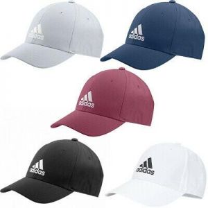 Adidas Mens Caps Embroidered Baseball Cap Sports Adjustable Hat Navy Grey