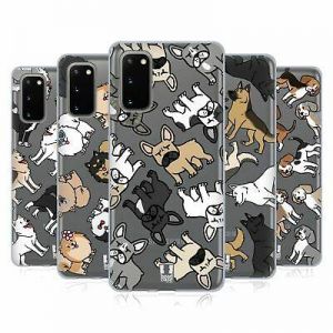 Fashion Luxury Shop Phone cover HEAD CASE DESIGNS DOG BREED PATTERNS GEL CASE & WALLPAPER FOR SAMSUNG PHONES 1