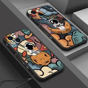 Case For iPhone 13 Pro Max 12 11 XS X XR 7 8 Art Paint Astronaut Silicone Cover