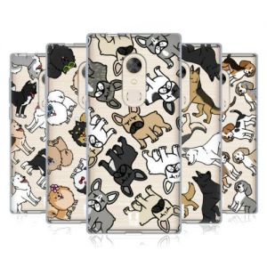 Fashion Luxury Shop Phone cover HEAD CASE DESIGNS DOG BREED PATTERNS GEL CASE & WALLPAPER FOR ALCATEL PHONES
