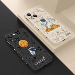 Astronaut ShockProof Soft Case For iPhone 13 Pro Max 12 11 XS XR 7 8 Plus Cover