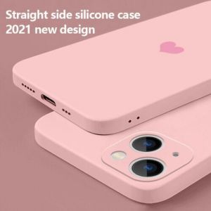 For iPhone 13 Pro Max 12 11 XS XR 8 7 Plus Heart Slim Silicone Soft Case Cover