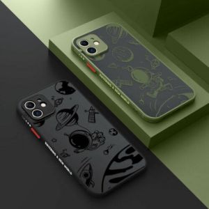 Astronaut ShockProof Hybrid Case For iPhone 13 Pro Max 11 12 XS XR 7 8 X Cover