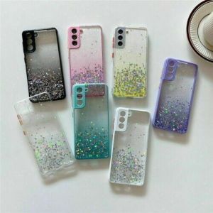 Fashion Luxury Shop Phone cover For Samsung S22 A53 A52 A72 A71 A51 A12 S21 Shockproof Bling Glitter Cover Case